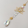 Glass & Alloy Hanging Suncatchers AJEW-WH0481-177I-2
