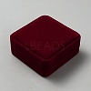 Square Velvet Bangle Bracelet Display Boxes CON-WH0095-205-1