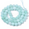 Natural Quartz Beads Strands G-T129-04-6mm-2