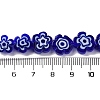 Handmade Millefiori Lampwork Beads Strands LAMP-G164-03B-4