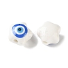 White Base Blue Evil Eye Hand Painted Ceramic Porcelain Beads PR-CBA3F2D-04D-2