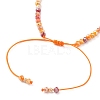 Adjustable Nylon Thread Braided Bead Bracelets BJEW-JB05658-4