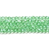 Transparent Electroplate Glass Beads Strands LS-EGLA-A039-T2mm-A24-1