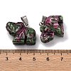 Dyed Natural Marble Pendants G-B127-05P-04-4