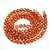 Baking Paint Transparent Glass Beads X1-DGLA-A035-T6mm-A04-3