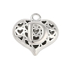 Hollow Brass Pendants for Valentine's Day KK-M289-03D-P-1