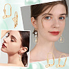 50Pcs Brass Leverback Earring Findings DIY-CN0002-22-6