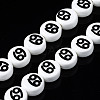 Handmade Porcelain Ceramic Beads Strands PORC-S502-032G-1