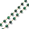 3.28 Feet Handmade Natural Tiger Eye Dyed & Heated Beaded Chains X1-AJEW-JB01092-01-4