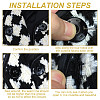 4 Styles Alloy & Brass Buttons BUTT-PH0001-33B-5