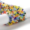 Glass Beads Strands EGLA-A034-M4mm-61-2