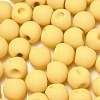 Rubberized Acrylic Beads OACR-G012-05B-3
