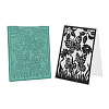 Plastic Embossing Folders DIY-WH0186-50-3