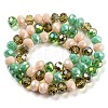 Glass Beads Strands EGLA-A034-M10mm-51-4