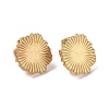 Ion Plating(IP) 304 Stainless Steel Stud Earring Finding X-STAS-C059-01G-1