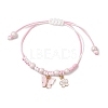 Adjustable Nylon Cord Braided Bead Bracelets for Women BJEW-JB11409-01-2