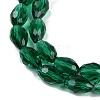 Transparent Glass Beads Strands X-EGLA-N013-T10mm-D24-3