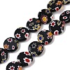 Handmade Millefiori Lampwork Beads Strands LAMP-G166-17B-01-2