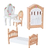 Plastic Bedroom Furniture Kit Miniature Ornaments PW-WG0711A-01-1