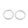 Tarnish Resistant 304 Stainless Steel Split Key Rings STAS-I123-23C-2