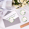 Waterproof PVC Wedding Round Stickers AJEW-WH0343-007-5