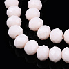 Opaque Solid Color Glass Beads Strands X-EGLA-A034-P10mm-D33-4