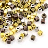 Tibetan Style Alloy Cube Spacer Beads TIBEB-X0011-NR-1