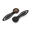 Alloy & Iron Bookmark Cabochon Settings PALLOY-N184-04AB-2