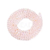 Electroplate Glass Beads Strands EGLA-A044-T1mm-L22-3