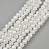 Electroplate Glass Beads Strands EGLA-A044-J8mm-A05-1