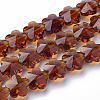 Transparent Glass Beads GLAA-Q066-10mm-C04-1