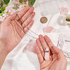 1Pc Natural Quartz Crystal Faceted Pointed Bullet Shaped Perfume Bottle Pendant Necklaces NJEW-FH0001-38P-06-3