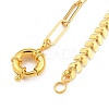 Natural Baroque Pearl Keshi Pearl Link Bracelets BJEW-JB05407-4