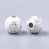 Plating Acrylic Beads X-PACR-Q113-10N-2
