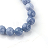 Dyed Natural Quartz Round Bead Strands X-G-R173-8mm-03-3