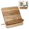 1 Set Wooden Slant Back Cookbook Holder ODIS-PB0001-01-1