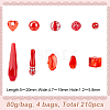 80G DIY Acrylic Beads & Pendants Mobile Phone Wrist Strap Making Finding Kit MACR-GO0001-08A-2