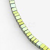 Electroplate Non-magnetic Synthetic Hematite Beads Strands G-J212E-02-1