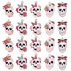 20Pcs 5 Styles Halloween Alloy Pendants ENAM-CJ0005-21-1