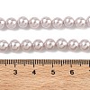 Electroplated Shell Pearl Beads Strands X-BSHE-G041-6mm-06-2