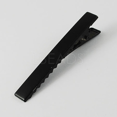 Iron Flat Alligator Hair Clip Findings PHAR-S039-56mm-1