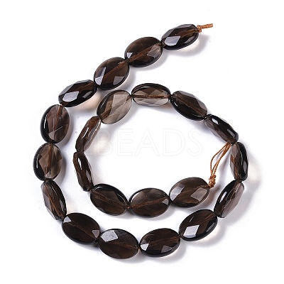 Natural Smoky Quartz Beads Strands G-B072-B01-01-1