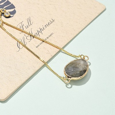 Brass Bolo Slider Bracelets BJEW-JB04688-M-1