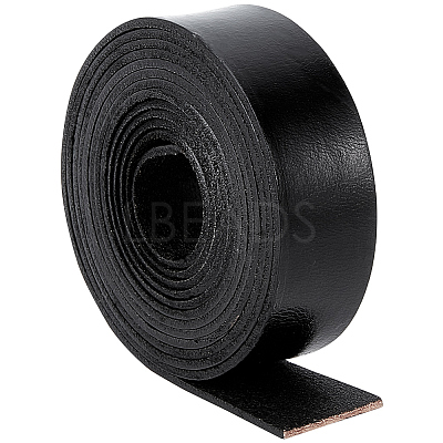 2M Flat Leather Cord LC-WH0007-07C-1