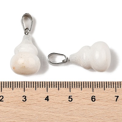 Natural White Jade Pendants G-B127-03P-14-1