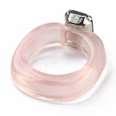 Resin Finger Rings RJEW-Z007-03C-1