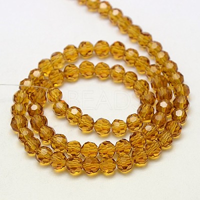 Glass Beads Strands EGLA-J042-6mm-04-1
