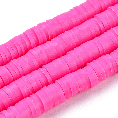 Handmade Polymer Clay Beads X-CLAY-R067-6.0mm-31-1