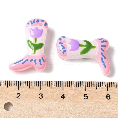 Baking Paint Glass Enamel Beads BLOW-D300-01F-1