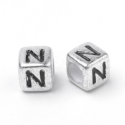 Plated Acrylic Beads PB43C9308-N-1
